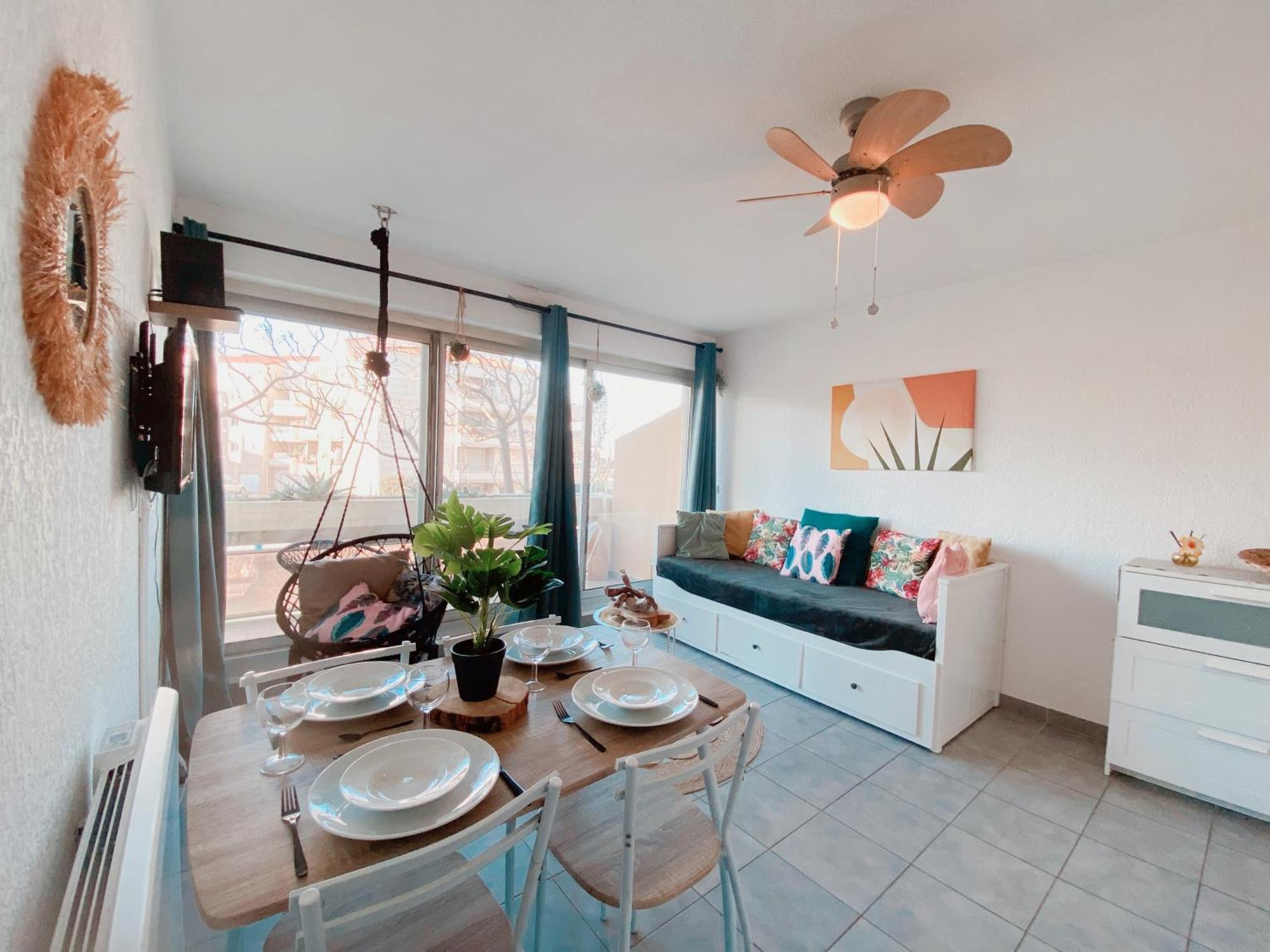카네트 Superbe T2 Au Calme Avec Balcon Sur La Marina - 10 아파트 외부 사진